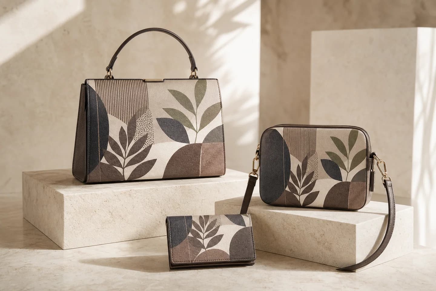 Printed accessories collection concept suitable for cosmetic pouch development